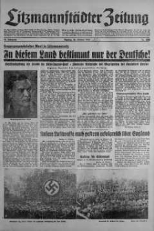 Litzmannstaedter Zeitung 28 październik 1940 nr 299