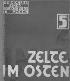 Zelte im Osten. Zeitschrift einer Deutschen Jugend in Polen Jg 1 : 1934 nr 5