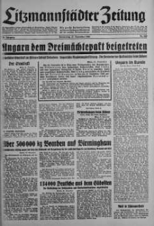 Litzmannstaedter Zeitung 21 listopad 1940 nr 323