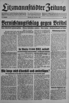 Litzmannstaedter Zeitung 26 listopad 1940 nr 328