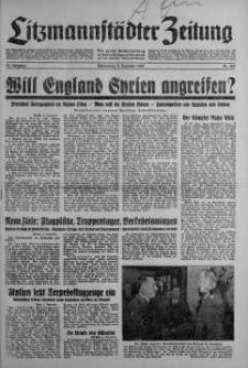 Litzmannstaedter Zeitung 5 grudzień 1940 nr 337