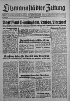 Litzmannstaedter Zeitung 13 grudzień 1940 nr 345