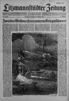 Litzmannstaedter Zeitung 24 grudzień 1940 nr 356/357
