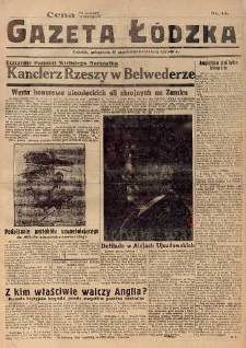 Gazeta Łódzka 6 październik 1939 nr 13