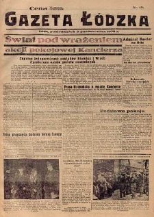 Gazeta Łódzka 9 październik 1939 nr 15