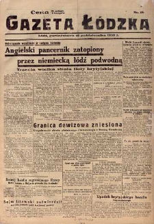 Gazeta Łódzka 16 październik 1939 nr 21