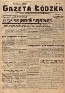 Gazeta Łódzka 17 październik 1939 nr 22