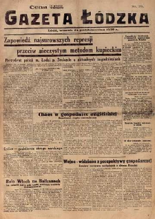 Gazeta Łódzka 24 październik 1939 nr 28