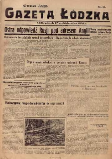 Gazeta Łódzka 27 październik 1939 nr 31