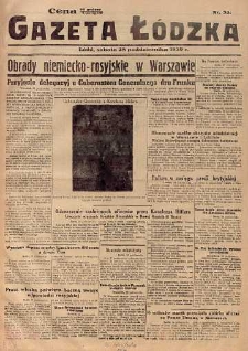 Gazeta Łódzka 28 październik 1939 nr 32