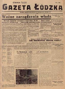 Gazeta Łódzka 6 listopad 1939 nr 39