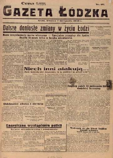 Gazeta Łódzka 7 listopad 1939 nr 40