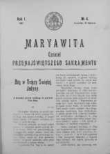 Maryawita. Czciciel Przenejświętszego Sakramentu 24 styczeń 1907 nr 4