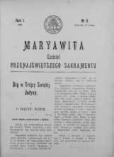 Maryawita. Czciciel Przenejświętszego Sakramentu 21 luty 1907 nr 8