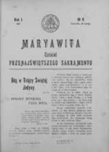 Maryawita. Czciciel Przenejświętszego Sakramentu 28 luty 1907 nr 9