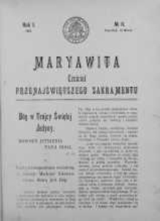 Maryawita. Czciciel Przenejświętszego Sakramentu 14 marzec 1907 nr 11