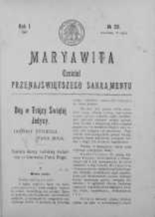 Maryawita. Czciciel Przenejświętszego Sakramentu 11 lipiec 1907 nr 28