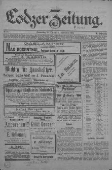 Lodzer Zeitung 1894, nr 247; Jg 31