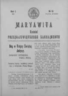 Maryawita. Czciciel Przenejświętszego Sakramentu 19 grudzień 1907 nr 51