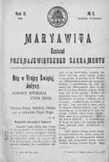 Maryawita. Czciciel Przenejświętszego Sakramentu 16 styczeń 1908 nr 3