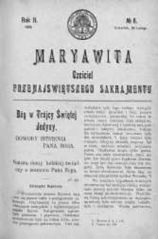 Maryawita. Czciciel Przenejświętszego Sakramentu 20 luty 1908 nr 8