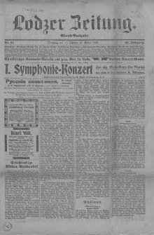 Lodzer Zeitung 1909, nr 61-63, 124-125,192,193; Jg 46