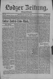 Lodzer Zeitung 1910, nr 131; Jg 47