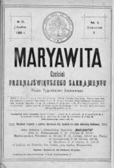 Maryawita. Czciciel Przenejświętszego Sakramentu 17 grudzień 1908 nr 51