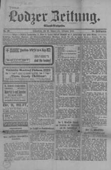 Lodzer Zeitung 1911, nr 68 (br str. 3-6); Jg 48