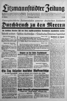 Litzmannstaedter Zeitung 10 kwiecień 1941 nr 100