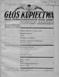 Głos Kupiectwa. Organ Stowarzyszenia Kupców Miasta Łodzi. 1931, nr 2,3