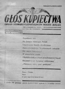 Głos Kupiectwa. Organ Stowarzyszenia Kupców Miasta Łodzi. 1931, nr 14,15