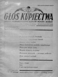 Głos Kupiectwa. Organ Stowarzyszenia Kupców Miasta Łodzi. 1931, nr 16,17