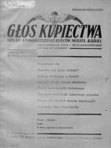 Głos Kupiectwa. Organ Stowarzyszenia Kupców Miasta Łodzi. 1931, nr 18,19