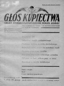 Głos Kupiectwa. Organ Stowarzyszenia Kupców Miasta Łodzi. 1931, nr 20,21