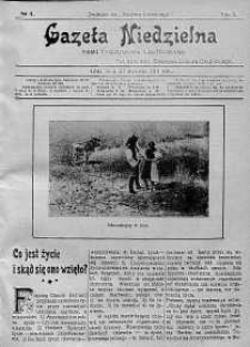 Gazeta Niedzielna 22 styczeń 1911 nr 4