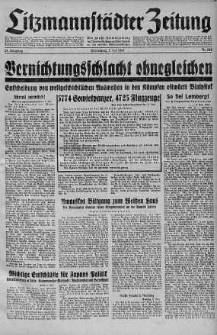 Litzmannstaedter Zeitung 3 lipiec 1941 nr 182