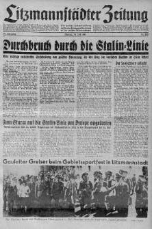 Litzmannstaedter Zeitung 14 lipiec 1941 nr 193