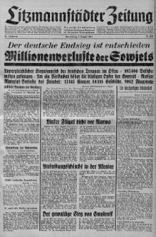 Litzmannstaedter Zeitung 7 sierpień 1941 nr 217
