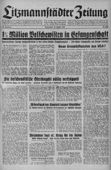Litzmannstaedter Zeitung 23 sierpień 1941 nr 233