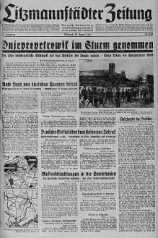 Litzmannstaedter Zeitung 27 sierpień 1941 nr 237