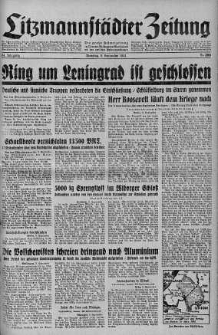 Litzmannstaedter Zeitung 9 wrzesień 1941 nr 250