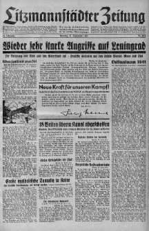 Litzmannstaedter Zeitung 21 wrzesień 1941 nr 262