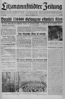 Litzmannstaedter Zeitung 22 wrzesień 1941 nr 263