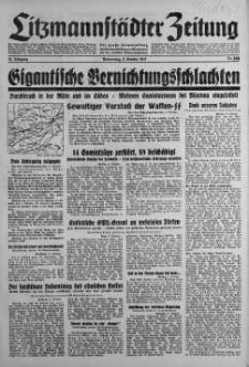Litzmannstaedter Zeitung 9 październik 1941 nr 280