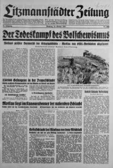 Litzmannstaedter Zeitung 14 październik 1941 nr 285