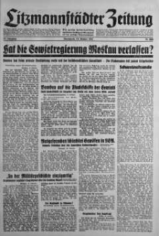 Litzmannstaedter Zeitung 18 październik 1941 nr 289