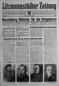 Litzmannstaedter Zeitung 18 listopad 1941 nr 320
