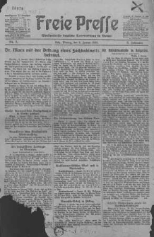 Lodzer Freie Presse : verbreitetste deutsche Tageszeitung in Polen 1925, nr 5-21