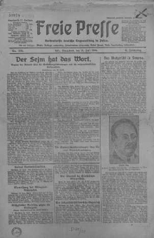 Lodzer Freie Presse : verbreitetste deutsche Tageszeitung in Polen 1926, nr 194-208